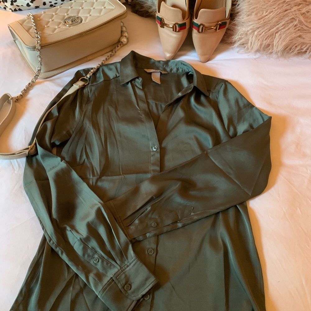 H&M Silk Dress Shirt